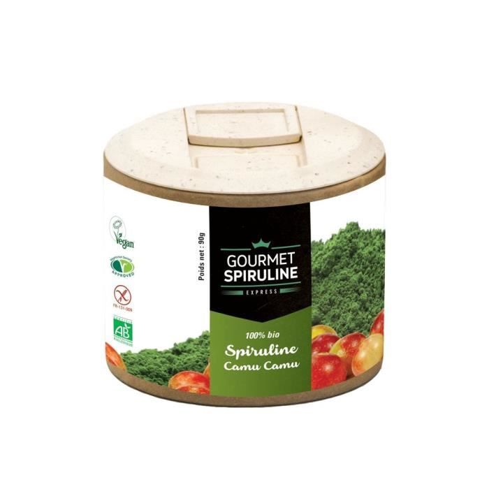 GOURMET SPIRULINE Poudre Spiruline-Camu Bio pot - 90 g