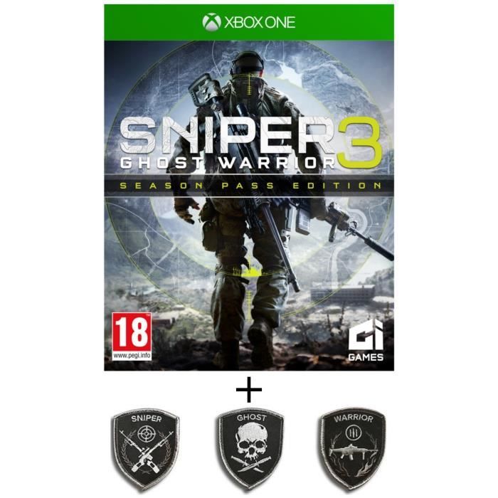 Pack Sniper Ghost Warrior 3 Season Pass Edition Jeu Xbox One + Patch set Sniper Ghost Warrior 3