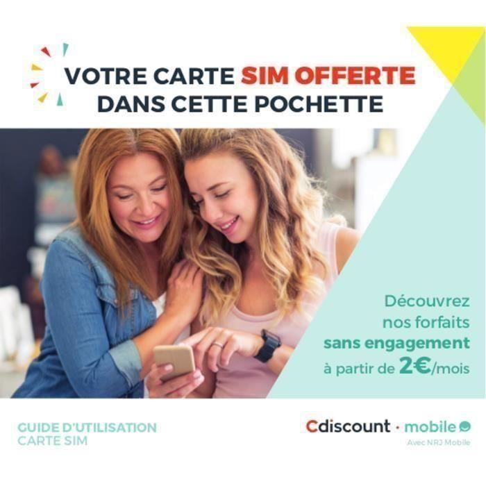 Carte SIM Cdiscount Mobile