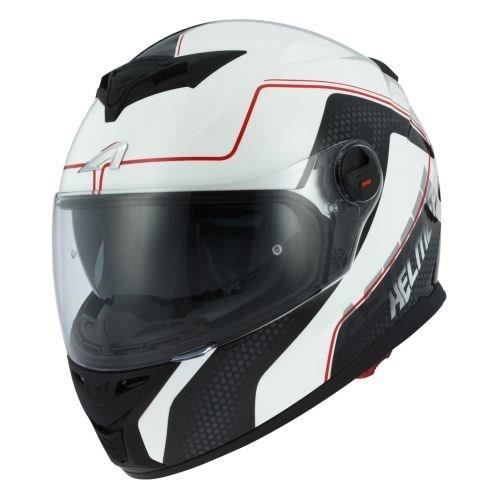ASTONE Casque Intégral GT800 Alveo Blanc Noir