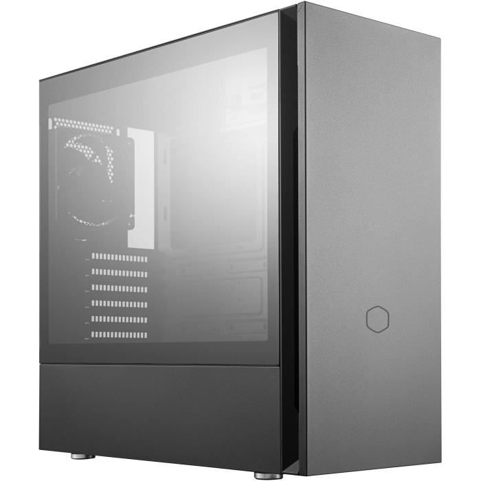 COOLER MASTER Boîtier PC Silencio S600 - Fenêtre verre trempé - Noir (MCS-S600-KG5N-S00)