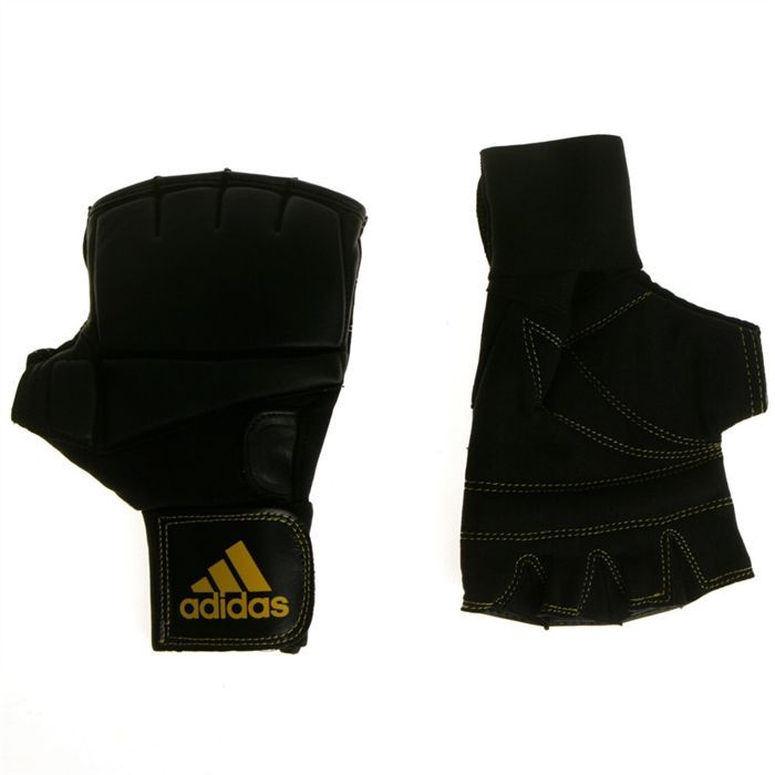 ADIDAS Gant de Sac doigts-coupés Cuir/PU + Gel (zo