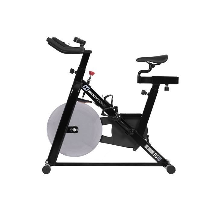 BODYTONE Vélo de Biking DS-10 - Mixte - Type Spinning - Noir