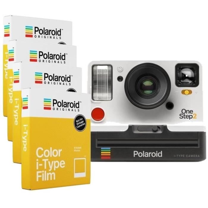 Polaroid OneStep2 - Avec Viseur - Appareil photo instantané - Blanc + 32 Films