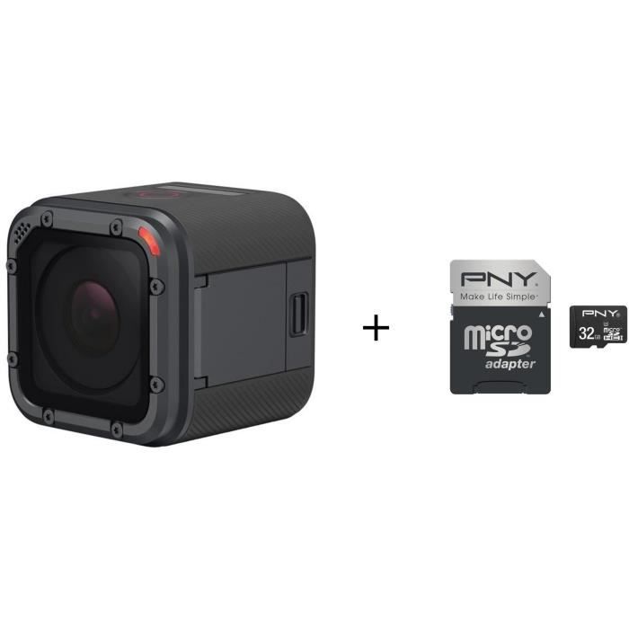 Pack GOPRO HERO 5 Session Caméra de sport + Carte mémoire 32 Go