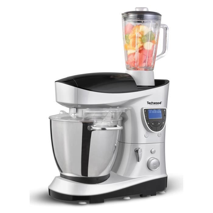 TECHWOOD CS-62 Robot pâtissier chauffant – Gris et Noir