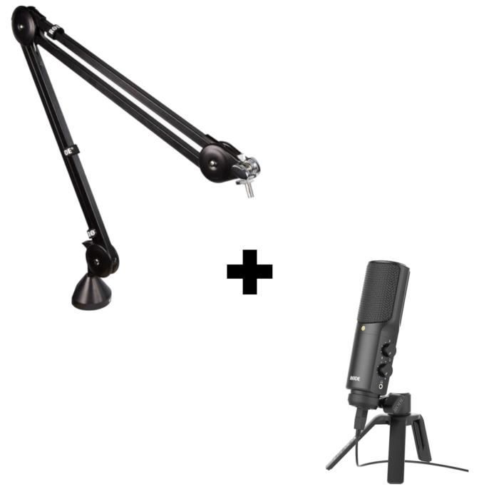 RODE Micro à USB + Bras articulé - Rotation 360°