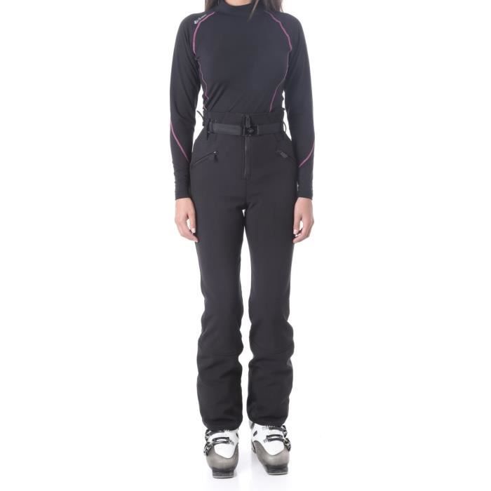 NORTHLAND Pantalon de ski fuseau en Softshell Femme Tessa - Noir