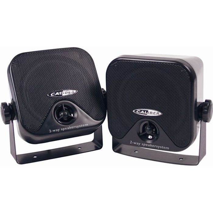 CALIBER Haut-parleurs Marine 13cm Noir CSB3