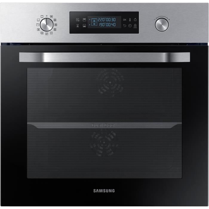 SAMSUNG NV66M3531BS/EF - Four électrique encastrable - Chaleur pulsée - 66L - Catalyse - A - Inox