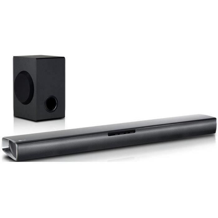 LG SH2 Barre de son 2.1 - Bluetooth - 150W - Caisson de basses sans fil