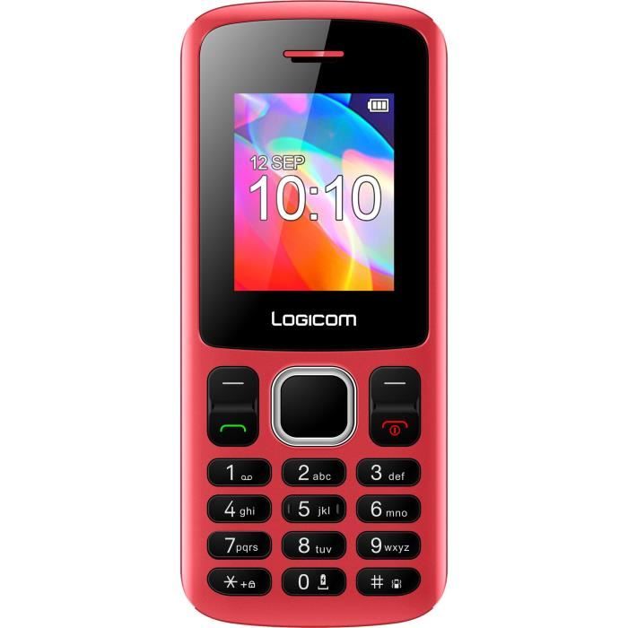 LOGICOM Le POSH 178 Téléphone portable Rouge 32 Mo