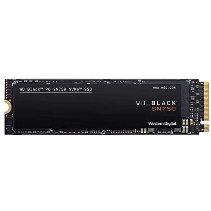 WD - SSD Interne - Black SN750 NVMe SSD - 250Go - M.2 (WDS250G3X0C-00SJG0)