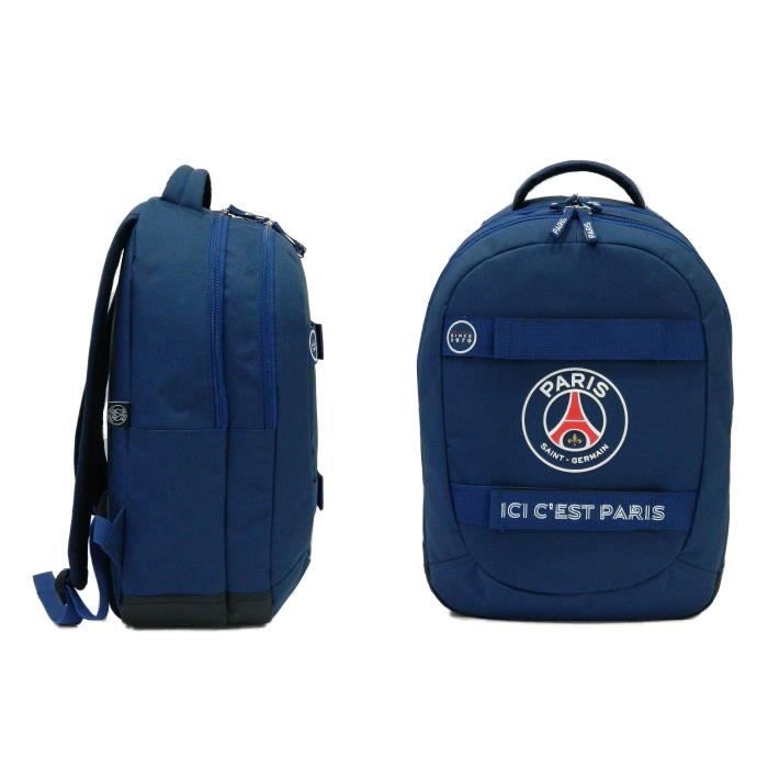 PARIS SG Sac à Dos - 1 Compartiment - Primaire / Collège - 45 cm - Bleu - Enfant Garçon