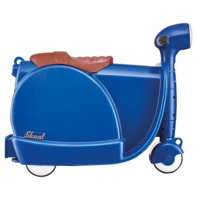 Skoot Porteur et valise enfant Rétro 2 en 1 - Bleu - Worlds Appart