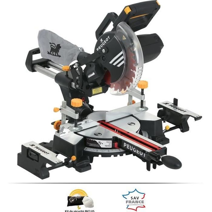 PEUGEOT Scie à onglets radiale ENERGYSAW-210SL2 - 1600 W - Ø 210 mm