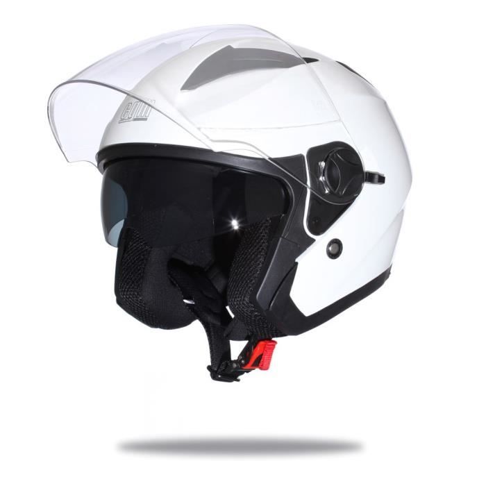 CGM Casque Jet 130A Oslo Blanc