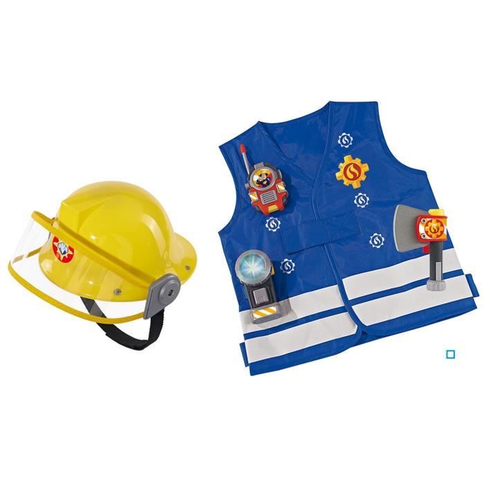 SAM LE POMPIER Smoby Kit de Pompier + Casque