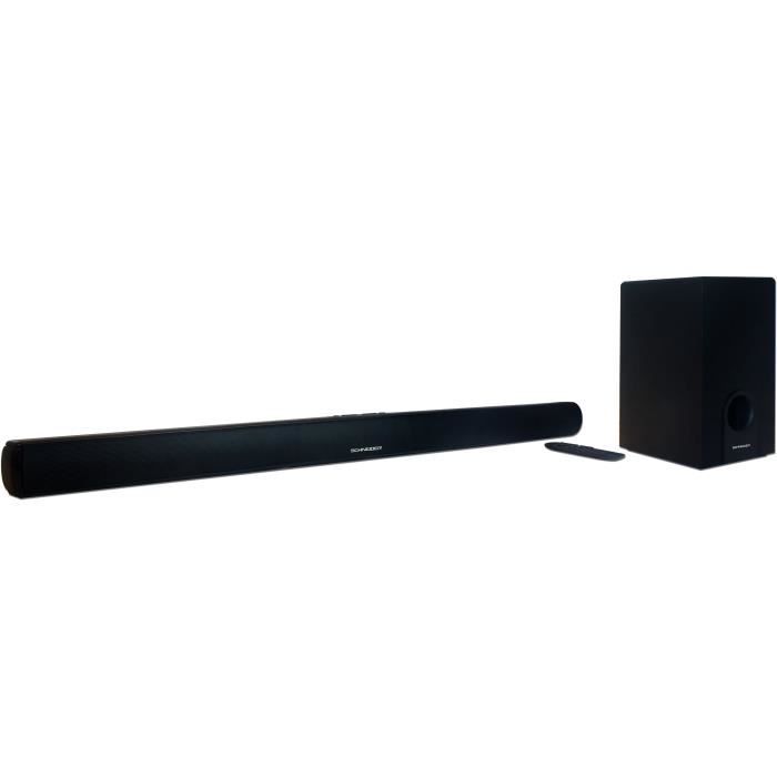 SCHNEIDER SC200SND Barre de son 2.1 avec caisson de basses filaire - Bluetooth