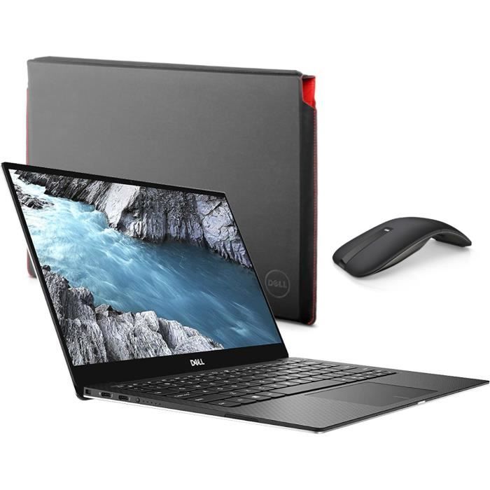 Pack DELL : Ordinateur Portable DELL XPS 13 9380 + DELL Sacoche ordinateur portable + DELL Souris Bluetooth WM615