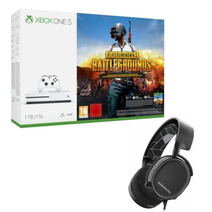 Xbox One S 1 To PUBG + Casque Steel Series