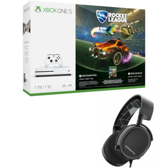 Xbox One S 1 To Rocket League + Casque Steel Series
