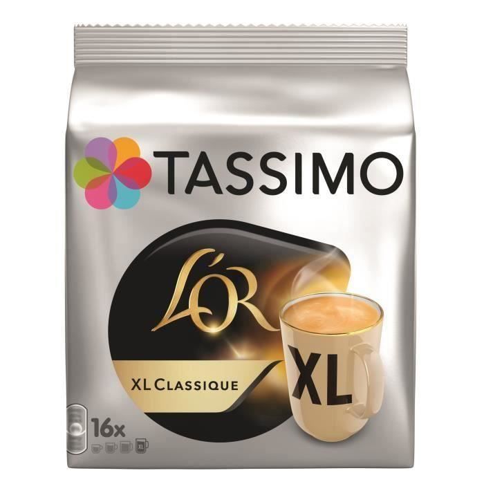 TASSIMO L'OR Café XL classique - 5 paquets de 16 dosettes