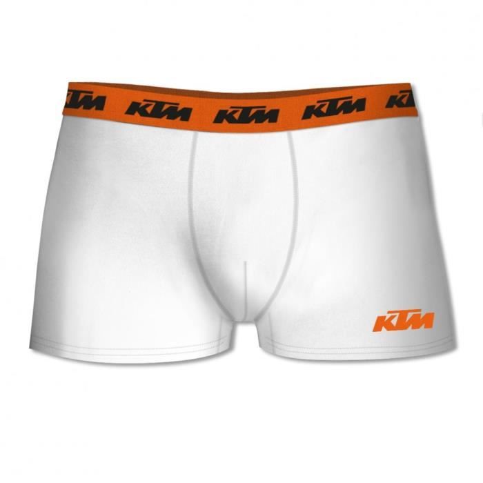 FREEGUN Boxer KTM - Coton - Homme - Blanc