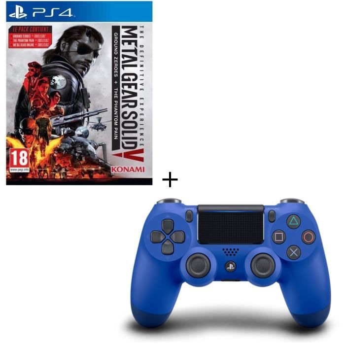 Metal Gear Solid V + Manette DualShock 4 Bleue V2