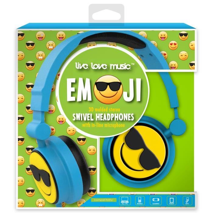 DGL TOYS casque audio enfant audio Emoticon Soleil