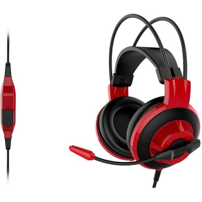 MSI Micro-Casque Gamer DS501 GAMING Filaire