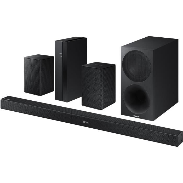 SAMSUNG Barre de son 4.1 Bluetooth avec Caisson et Enceintes arrières sans fil