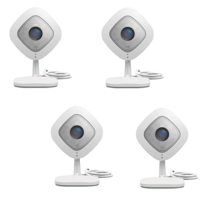 NETGEAR Pack de 4 caméras de surveillance Arlo Q full HD, vision nocturne, Wi-fi et compatible avec toutes les box VMC3040-100PES
