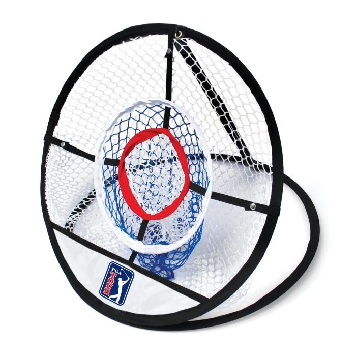 PGA TOUR Filet d'Entraînement de Golf - Blanc, Noir et Rouge