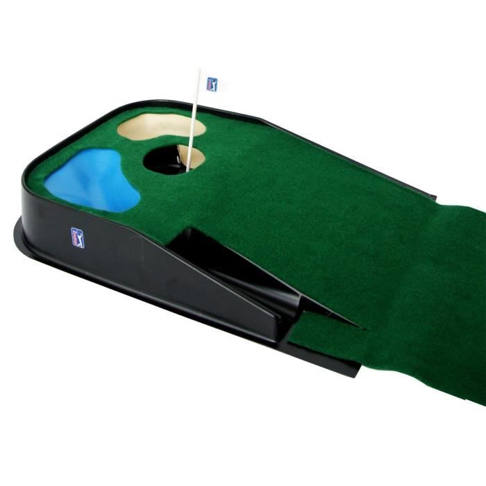 PGA TOUR Tapis d'Entraînement Intérieur et Extérieur - 25,5 x 198 cm - Vert