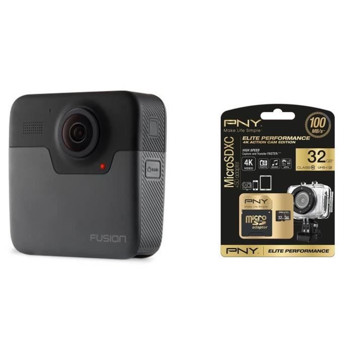 GOPRO FUSION Caméra sport 5.2K + Carte 32 Go