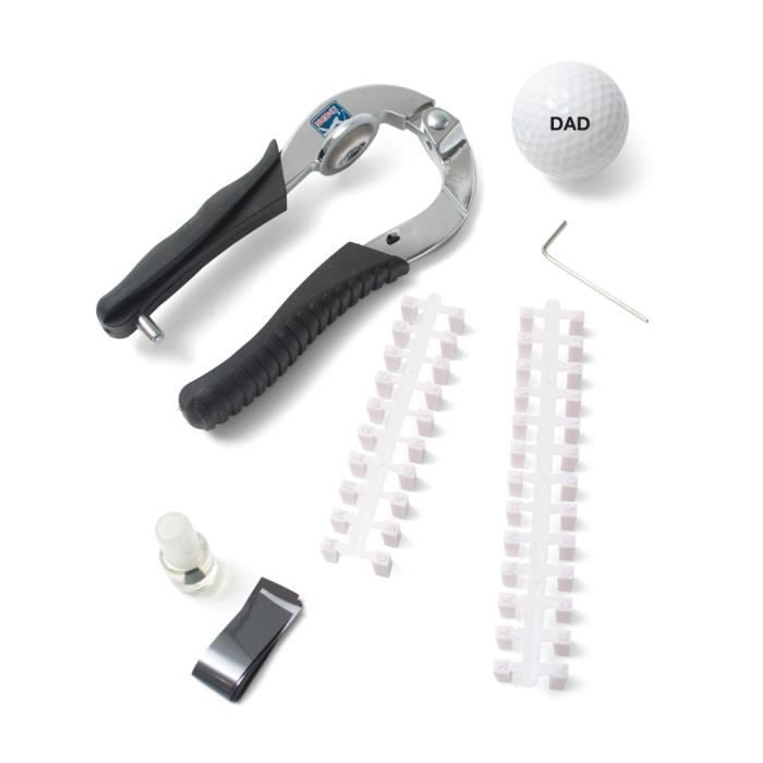 PGA TOUR Personnalisateur des Balles de Golf - Bleu et Chrome