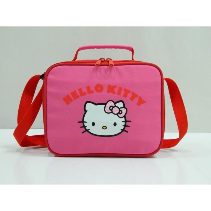 HELLO KITTY - SAC DEJEUNER Primaire Fille 23x9x18 Rose