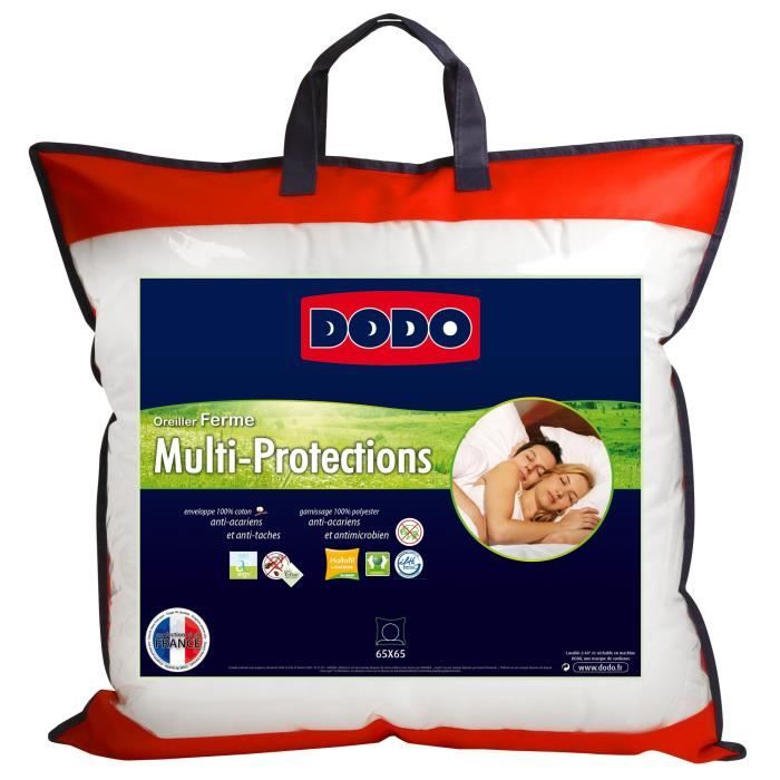 DODO Oreiller MULTI-PROTECTIONS 65x65 cm blanc