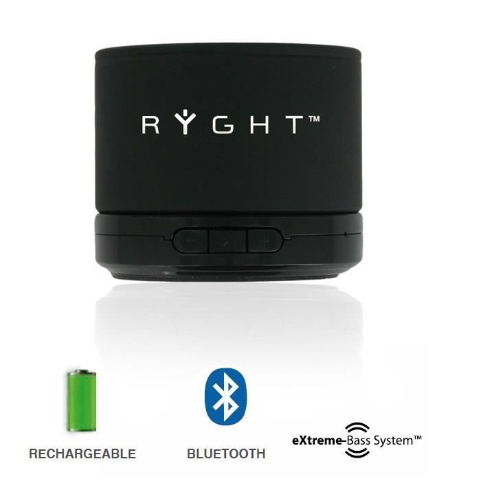 RYGHT Y-STORM Enceinte Bluetooth portable Noir