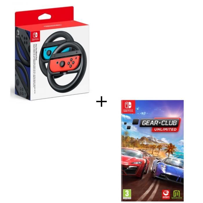 Pack 1 jeu Switch + volant : Club Gear