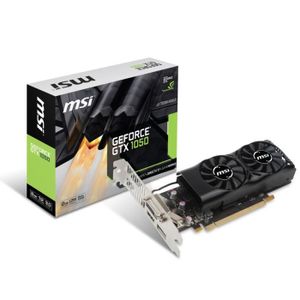 MSI Carte graphique GeForce? GTX 1050 2GT LP - 2Go - GDDR5