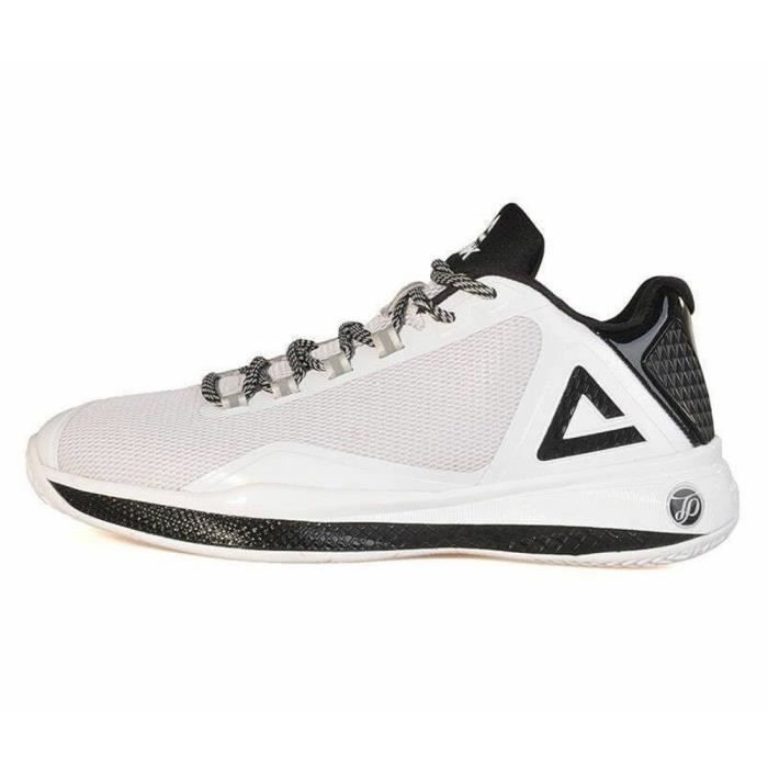 PEAK Chaussures de Basket TP4 - Homme - Blanc