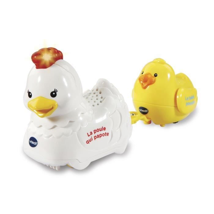 VTECH - Tut Tut Animo - Duo - Cocotte la Poule qui Papote et Picotin Bébé Poussin