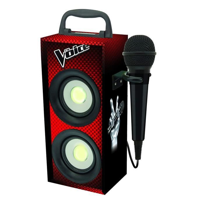 LEXIBOOK - THE VOICE - Mini Tour Bluetooth Karaoké avec Micro