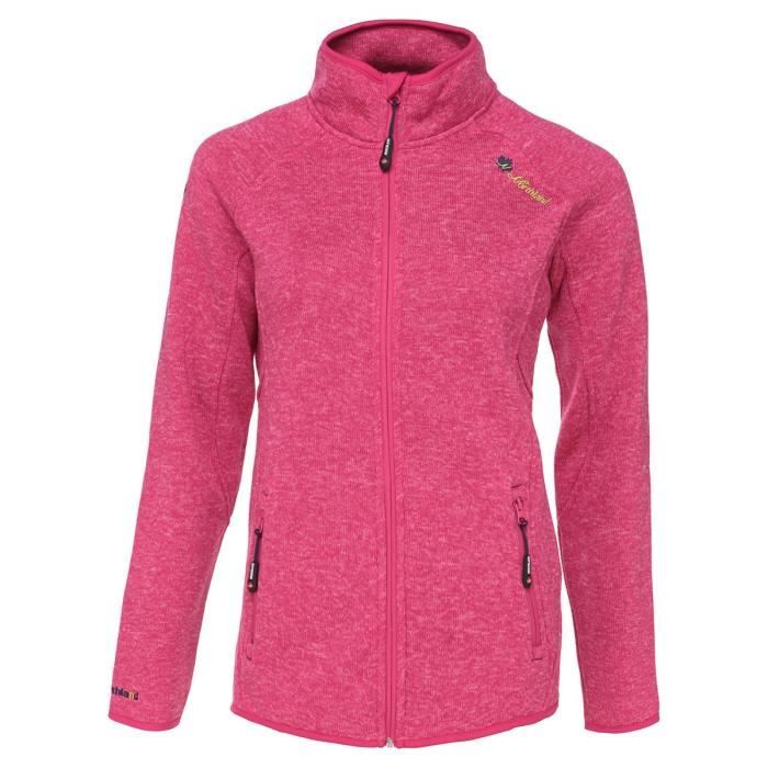 NORTHLAND Veste polaire maille chinée Femme Pretty - Rose
