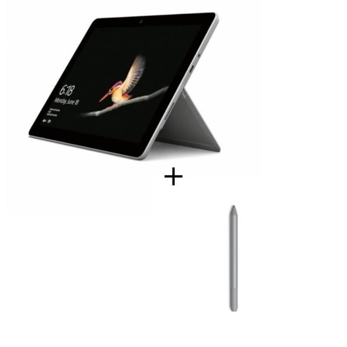 Microsoft Surface Go 4Go RAM 64Go SSD + Microsoft Stylet Surface Platine