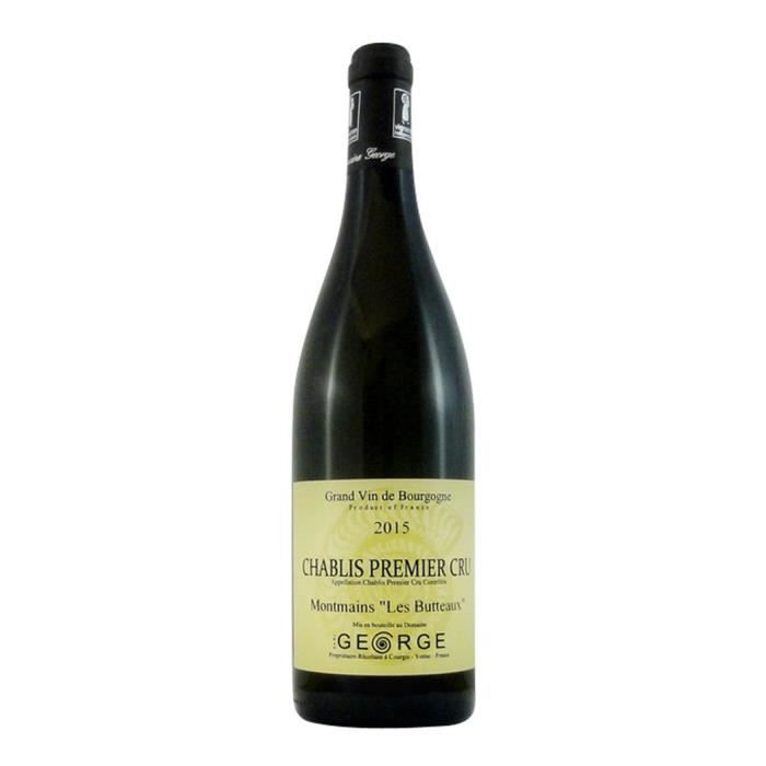 Domaine George 2015 Chablis 1er cru Montmains les butteaux Vin Blanc