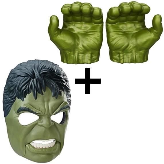 AVENGERS - Masque HULK + Poings Deluxe