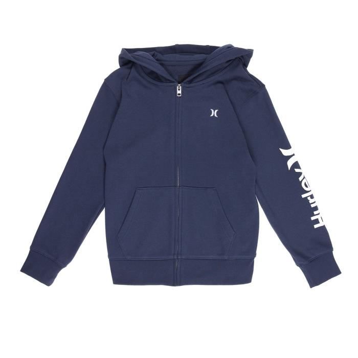 HURLEY Sweat à Capuche Hoodie One And Only - Enfant Mixte - Bleu